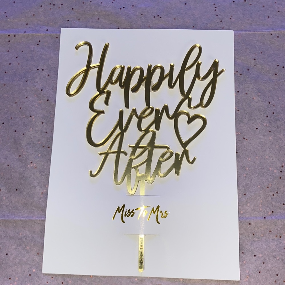 Cake topper -wedding